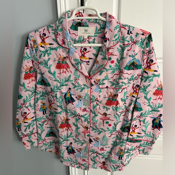 NWTs Printfresh Nutcracker pajama set. Long sleeve top with shorts. Size small - Picture 7 of 8